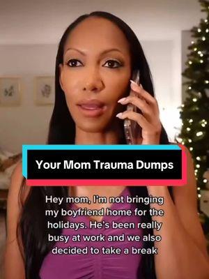 When you have conversations with your younger self does this come up? 🤔 When parents trauma dump and use their children as therapists it has serious repercussions in adulthood❤️‍🩹  When young minds learn mature details of their parent’s relationships, they become anxious and feel conflicted and may experience trauma responses that continue to impact them and their decisions in adulthood.  Disclaimer: You may want to consider your individual mental health needs with a licensed medical professional. This page is not medical advice. #traumadumping #familydynamics  #creatorsearchinsights  #conversationswithyoungerself  #tiktokpartner 