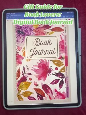 Need a last minute gift for the book lover?! Check out this digital book journal that’s linked in my bio! #digitalbookjournal #digitaljournal #bookjournal #BookTok #readingjournal #2025bookjournal #bookjournallayout 