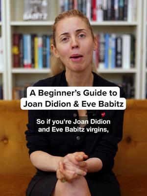 If you've never read Joan Didion or Eve Babitz here's your chance! Author Lili Anolik recommends her ideal order to read the pair (and we recommend her book, DIDION AND BABITZ, out now!) #joandidion #evebabitz #giftguide