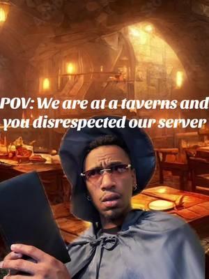 When you quest with me dont get disrespectful #greenscreen #dnd #dungeonsanddragons #moneymagemelo #skyrim #wizardtok #wizardry #dndtok #shadowwizardmoneygang #witchtok #wizard #fyp #crashout #restaurant #finedining #foodtiktok 