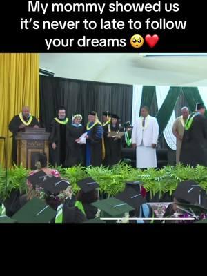 Congratulations mommy 👏🏽👏🏽👏🏽👏🏽🥰❤️ #fyp #mastersdegree #uhmanoa #graduate #americansamoa 