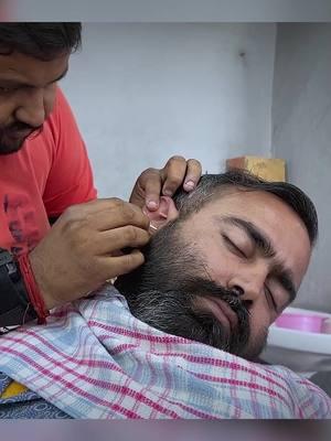 ASMR | Ear Wax Removal with Hydrogen Peroxide | Head Massage Therapy and Skin Cracking by Master Shamboo | Cre: ASMR Conclave #mastershamboo #indianmassage #asmrmassage #asmrrelax #massage #pourtoi #fvp #barber #usa🇺🇸 