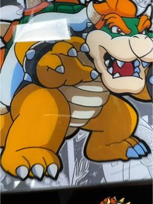 #glasspainting #nintendo #supermario #bowser #kingkoopa #peaches 