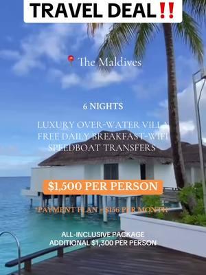 Escape to luxury with this stunning over-water villa sale in the Maldives! 🏝️✨ This luxurious one-island-one-resort destination offers an oasis of tranquility with its collection of beach and water villas, award-winning dining, recreational spaces, and an overwater spa….Surrounded by renowned snorkeling and diving sites, Grand Park Kodhipparu, Maldives is perfect for couples, honeymooners, and families alike! 🌊☀️🩵 ⬇️⬇️⬇️⬇️⬇️ 🚨LINK IN BIO🚨  #VacationGoals #TravelDeal  #themaldives #maldives #travelwithmiaaa #TravelGoals #ExploreMore #TropicalEscape #TravelDeals #beachvilla #adultsonly #vacationhomes #familyfriendlyresort #familyvacay #traveltiktok #couplestrip #travelblog #solotravel #grouptravel #baecation #hiddengems #luxurytravel #travelagent #solotravel #travelagentsoftiktok #traveladvisor #budgetfriendly #budgetrravel #vacation #destinationwedding #lastminutetraveldeals #allinclusive #familyvacation 