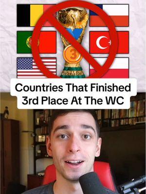 The ONLY Countries That Finished 3rd Place At The World Cup (but never any higher) #worldcup #turkiye #chile #belgium 