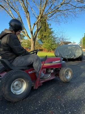 #onthisday Who remembers the racing mower build?! Would you like to see us buld another one? Or maybe a mud mower instead? #racingmower #ridingmower #willitrun #smallengine