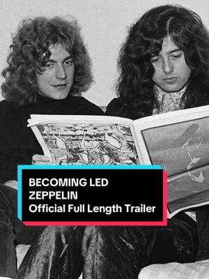 Watch the new full length official trailer for #BecomingLedZeppelin. After a one week exclusive IMAX release on February 7, the first ever authorized #LedZeppelin documentary will open in theaters nationwide on February 14. @IMAX tickets on sale now at becomingledzeppelinfilm.com. #fyp #filmtok #documentary 