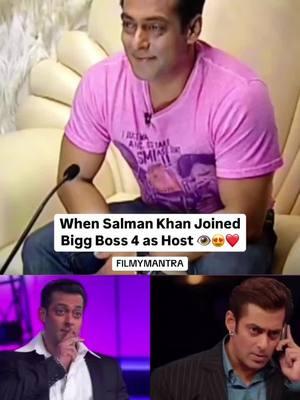 Did you Know Bigg Boss Season 4 is the First Season Hosted by Salman Khan? 😍❤️ Follow us for More Updates! ••• #BiggBoss #SalmanKhan #filmymantra #foryou #fyp #biggboss #bb4 #biggboss18 #bb18 