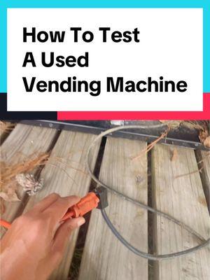 How To Test A Used Vending Machine #usedvendingmachine #vendingmachinebusiness #drinkvendingmachine #ac #vendingmachines #startabusiness 