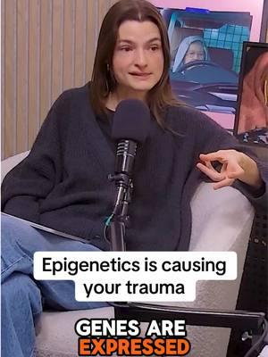 fun fact about me? trauma is in my DNA 🧬  // 🎥: Good Bodies podcast w @emily & @Lauren Hope Krass  #epigenetics #epigenetic #epigenetics🧬 #traumatok #traumahealing #generationaltrauma #goodbodies #podcast 