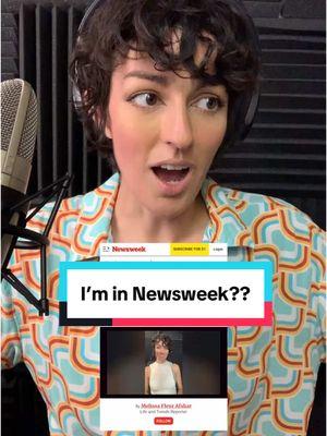 I’m in Newsweek? @Newsweek  #voiceactor #voicacting #boothlife #bluetoothlady #lookmom