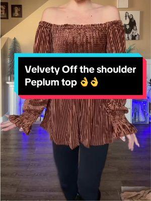 Its such a beautiful peplum top. Wish the top came im a smaller size 😫 I love the material nice and breathable. Extremely flattering to the collar bones. #peplumtop #asvivid #peplum #newyearnewaura #tiktokshopcreatorpicks peplum top, tops for women, asvivid tops, of the shoulder peplum top 