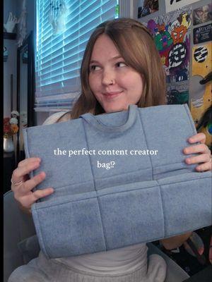 Definitely a luxury item to have but soooo useful 🫶🩵👜 |  #contentcreator #laptopbag #comfyable #content #fashioncontent #fashioncontentcreator #laptoppurse #totebag #electronicsbag 