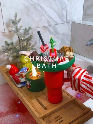 Run a Christmas bath with me 🎄🎅🏻🛀🏼🎁🧼 #bath #bathtime #christmascountdown #aesthetic #cozy #relaxingvideos #asmr #asmrsounds #amazonfinds #amazonfavorites #amazonmusthaves #viralvideo #holiday #fypシ #foryoupage 