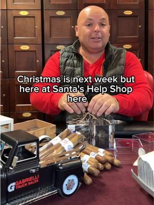 Christmas came early this year! Arc is getting his personilized Christmas cigar trucks out early! #christmas #christmastime #christmascameearly #santasworkshop #toytrucks #cigartrucks #cigar #cigars #cigarafficionado #cigarlounge #cigartok #cigartiktok #longisland #longislandny 