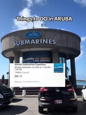 WOULD U DO THIS ? ILL POST ANOTHER VIDEO TONIGHT OF THINGS WE DID. THEN ONE OVERALL ONE. #aruba #arubatravel #blackgirltravel #travelvlog #sagittarius #aruba🇦🇼 #birthdayvlog #nursetok #thingstodo #excursions #submarine #wateractivity #arubavlog #blackgirl #tours #thingstodo 