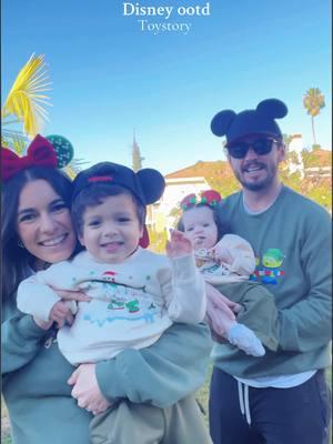 Disney family ootd! #toystory #buzz #buzzlightyear #disney #disneyland #familydisneytrip #familyoutfits #california #disneyoutfits #momtok #toddlertok #babytok #firstdisneytrip #disneychristmas #toddlerdisney #babydisney 