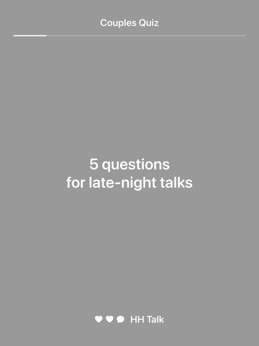 🌙 Late-night talks hit different when you ask the real questions. Ready to dive deep into love, life, and laughs? 💭❤️ #LateNightQuestions #DeepConnections #RelationshipTalks