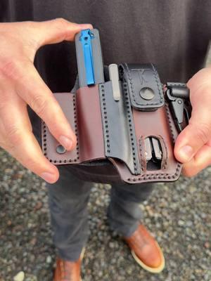 Make the right choice for your carry. Shop our handcrafted leather gear for tool organizers and belts at www.taleofknives.com All leather gear is uniquely handmade one at a time in Oregon, USA #multitool #knife #flashlight #oregon #belt #belts #pliers #tools #olight #danner #electrician 