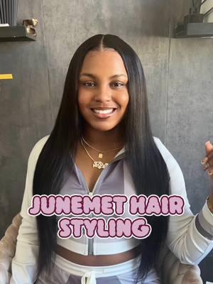 Absolutely LOVE @JuneMet Hair @JuneMet Hair Wig  9x6 Weargo Wig 26inch so easy to install! . #junemethair #hairstyle #wigstyling #wigstylist #wig #wigtutorial #gluelesswig #weargowig #weargogluelesswig #straighthair #straightwig #blackgirls #blackwomen #africangirl #africanwomen #foryou  #junemetwig #straightwig #jetblack #humanhairwig #wiginfluencer #wiginstall #wigtutorial #gluelesswig #invisibleknots #middlepart #byebyeknots #TikTokShop #humanhair 