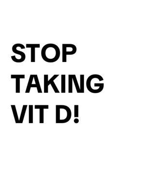 STOP TAKING VIT D3! #vitd #vitamind #d3 #k2 #d3k2 #functionalmedicine #foryourpage #longervideos #fyp #viraltiktok #viralvideo 