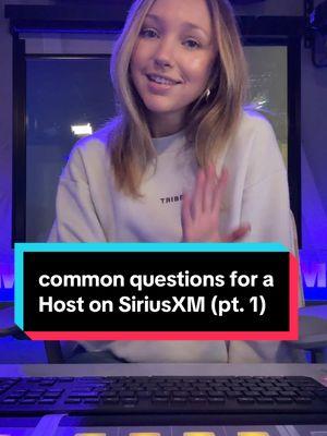 answering some common questions as a host on @siriusxm @The Highway on SiriusXM 💙  #radiocareer #broadcasting #radiojob #radio 