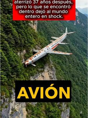 Este avión desaparecido aterrizó 37 años después, pero lo que se encontró dentro dejó al mundo entero en shock. #usa #us #LearnOnTikTok #truestory