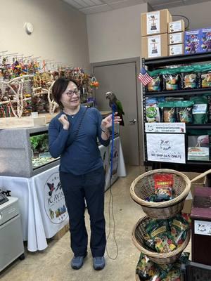 Our very rare Hawk headed parrot off to his forever home! 🥲🥰 Congratulations Wenchin and thanks for coming to Texas to pick him up ❤️🎉🎊 (ps. His brother is available and just as sweet) 😊 • • • •#hawkheadedparrot #redfanparrot #parrotsofinstagram #babyparrot #exoticpets #exoticbirds #aviatorharness #parrottoys #birdtoys #birdcage #aviary #birdaviary #birdbreeder #birdwatching 