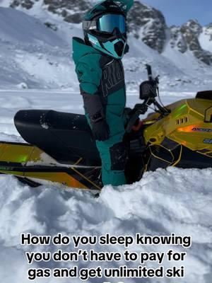 I sleep like a baby 💤😴 #snowmobile #sledtok #skidoo #sledding #motorcycle #fail #stuck #509inc #alaska 