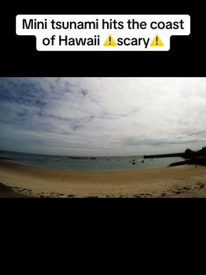 Thoughts?!😱 #tsunami #wave #thalassophobia #scary #naturaldisaster #ocean #hawaii #foryoupage 