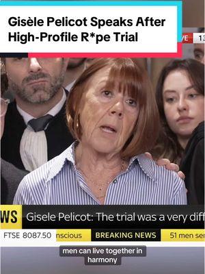 “I’m thinking about all the other families affected by this case, and the nonrecognized victims.” Gisèle Pelicot reacted Thursday after her win in her mass r*pe trial in France. In a trial that sparked international conversation about r*pe and spousal *buse, a panel of judges found her ex-husband. Dominique Pelicot, and 49 other men guilty of r*pe. Another man was convicted of aggravated s3xual *ssault. Dominique Pelicot admitted to dr*gging his then-wife so he and dozens of men could r*pe her over a decade to play out his r*pe fantasies. He admitted to slipping tranquilizers into her food and drinks so he and the men could r*pe her. #gisele #giselepelicot #trial #law #france #french #conviction #dominiquepelicot #fyp #news #politics #political #politicalnews #politicaltiktok #breakingnews #verdict #trialwatch #pelicot 