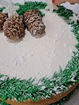 #fyp #foryou #cakeart #fy #yzweets #cakedecorating #christmas #cake #dessert #viral #delicious #food 