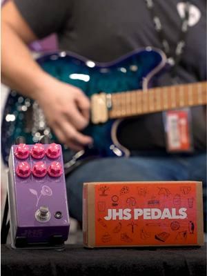 @JHS Pedals Violet Lari Basilio Signature Distortion 🌷 Purchase in-store or online at geartree.com (link in bio)! This sleek pedal offers exceptional versatility with a unique 3-band EQ that combines pre- and post-distortion shaping for tones ranging from classic overdrive to modern distortion. Designed in collaboration with Lari Basilio, it seamlessly stacks with other pedals, making it an ideal addition to any guitarist's rig. #GuitarPedal #VioletDistortion #JHSPedals #LariBasilioSignature #OverdrivePedal #DistortionPedal #ToneShaping #GuitarEffects #MusicGear #GuitarTone