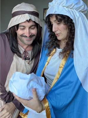 “This was your idea I want to remind you…” w/ @Aliki 🌟 #mary #joseph #christmas #pregnant #newborn #chosen #comedy 