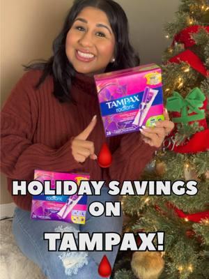 #Ad #Tampax_Partner 🎁 Get $2 OFF on your fave Tampax Period Products 🎁 Claim your coupon at 🔗 PGGOODEVERYDAY.COM 🔗 @Tampax US #fyp #periodtok #holidaysavings #couponhack 