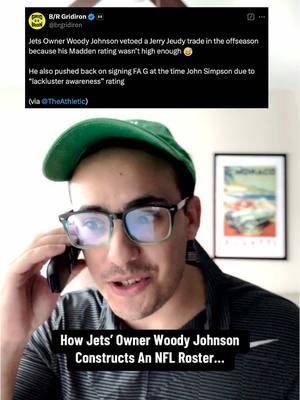 I can’t believe this is real news i woke up to this morning 😭 #nyjets #woodyjohnson #jerryjeudy #maddenratings #nflmemes #skit 