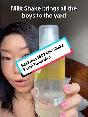 Beekman 1802 Milk Shake Facial Toner Mist brings boys (and girls) to the yard because your skin will be hydrated and balanced all day long! #beekman1802 #milkshake #milkshakebringsalltheboystotheyard #toner #facialtoner #facialmist #hyaluronicacid #squalane #skincare #hydratedskin #goatmilk #beautytips #beautyproducts #beauty #beautyhacks #skinhacks #dryskintips #dryskincare #coldweather #tiktokshopcreatorpicks #newyearnewaura 