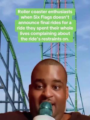 The Six Flags Corproation doesn’t care about roller coaster enthusiasts, it turns out. #sixflags #sixflagsgreatadventure #kingdaka #coastercuzzies 