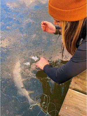 When the ice is safe in the morning but by noon, you gotta fish off docks😂  #icefishing #icefish #pike #northernpike #pikefishing #fishinggirl #girlsfishtoo 