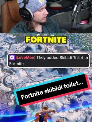 The actually added Skibidi Toilet to Fortnite… #fortnite #fortnitememes #skibiditoilet 