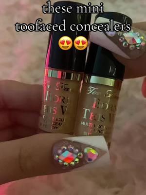 toofaced travel sized concealer | i got these in shade vanilla and nude 💞 #toofaced #concealer #makeup 