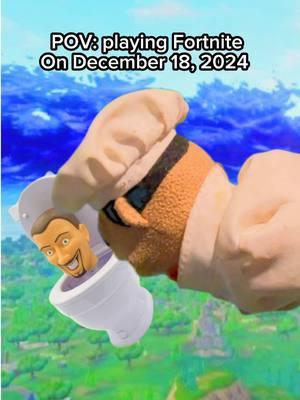 Playing Fortnite on December 18, 2024 #smlpuppet #sml #muppets #fortnite #skibiditoilet 