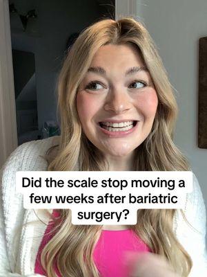 Did you just have surgery and all a sudden your weight loss has stalled?⁣ ⁣ I know this can be so frustrating and scary! Clients come to be all the time, freaking out because they literally just had surgery and then all of a sudden a few weeks in their weight loss stops! ⁣ ⁣ First off, don’t freak out, I promise your surgery isn’t ruined! This is a completely normal part of the process. ⁣ ⁣ You might be thinking - “maybe I should just go back to liquids!”⁣ ⁣ In my coaching program, I guide you step by step through all of the stages after bariatric surgery so that you can eat real food, maximize your weight loss AND keep it off long-term! ⁣ ⁣ You 𝗱𝗼𝗻’𝘁 have to be on another restrictive diet in order to lose weight⁣ ⁣ You 𝗱𝗼𝗻’𝘁 have to go back to liquids to break through a stall⁣ ⁣ You 𝗱𝗼𝗻’𝘁 have to question every little thing you’re putting into your body!⁣ ⁣ You 𝗰𝗮𝗻 feel confident in your food choices, how to fuel your body and create long-term results! ⁣ ⁣ If you want to create long-term, sustainable habits so that you can lose weight AND keep it off, I am currently enrolling new clients into my group coaching program! Comment the word “academy” below to learn more!  #wlsjourney #wlsprogress #vsgsupport #vsgpostop #vsglife #gastricbypass #gastricsleevesurgery #gastricsleevejourney #bariatriclife #duodenalswitch 