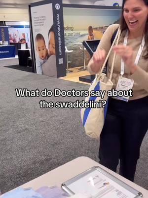 We met so many amazing pediatricians at the AAP show this year. We love sharing feedback from the medical community! #aap #doctorrecommended #due2025 #whyswaddle #pregnant #bestsleepsack 