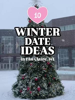 Love is in the (frosty) air! 💞☃️ Eau Claire has the perfect winter date ideas to keep things cozy and fun. Think twinkling lights, warm drinks, and snowshoeing hand-in-hand. ❤️ Ready to plan your next romantic outing? Send this to that special someone! 💌 #winter #winterwonderland #winter #CaptureEC #eauclairewi #eauclaire #wisconsin #visiteauclaire #travel #midwest #wisco #uwec #PlacesToVisit #datenight #thingstodo  #dateideas #datenightideas #winteractivities 