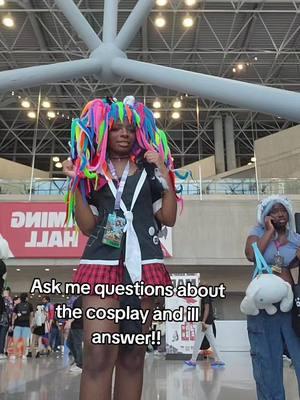 Qna time!!  #wormonastring #junkowormeshima #junkoenoshima #danganronpa #blackcosplayer 