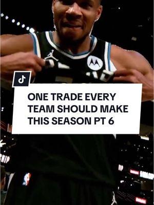 The ONE TRADE every team needs to make tbis NBA season (pt 6) #fyp #giannisantetokounmpo #damianlillard #milwaukeebucks #donovanmitchell #clevelandcavs #tyresehaliburton #indianapacers #lonzoball #chicagobulls #cadecunningham #detroitpistons #nbatrades #NBA 