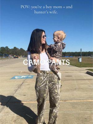 These pants are everything!! #camopants #boymom #huntingwife #hunterswife #boymom #momstyle #MomsofTikTok 