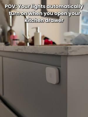 POV: You open the kitchen drawer to grab something, and the lights turn on automatically. 🔥 The Aqara Vibration Sensor detects even the slightest movement, triggering your lights without you lifting a finger. 💡📲 It’s a simple but smart addition to your home, and it works with Alexa, Apple HomeKit, and more. #AqaraSmartHome #HomeAutomation #TechMadeEasy #Alexa #AppleHomeKit #SmartLiving