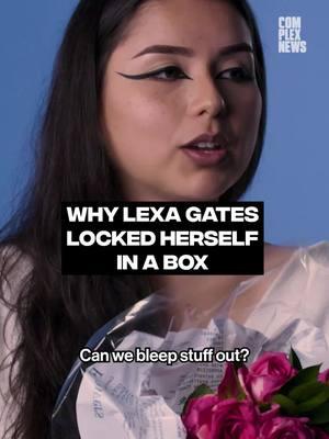 Lexa Gates explains why she locked herself in a box for 10 hours after dropping her must-listen album! 🔒🎤 #LexaGates